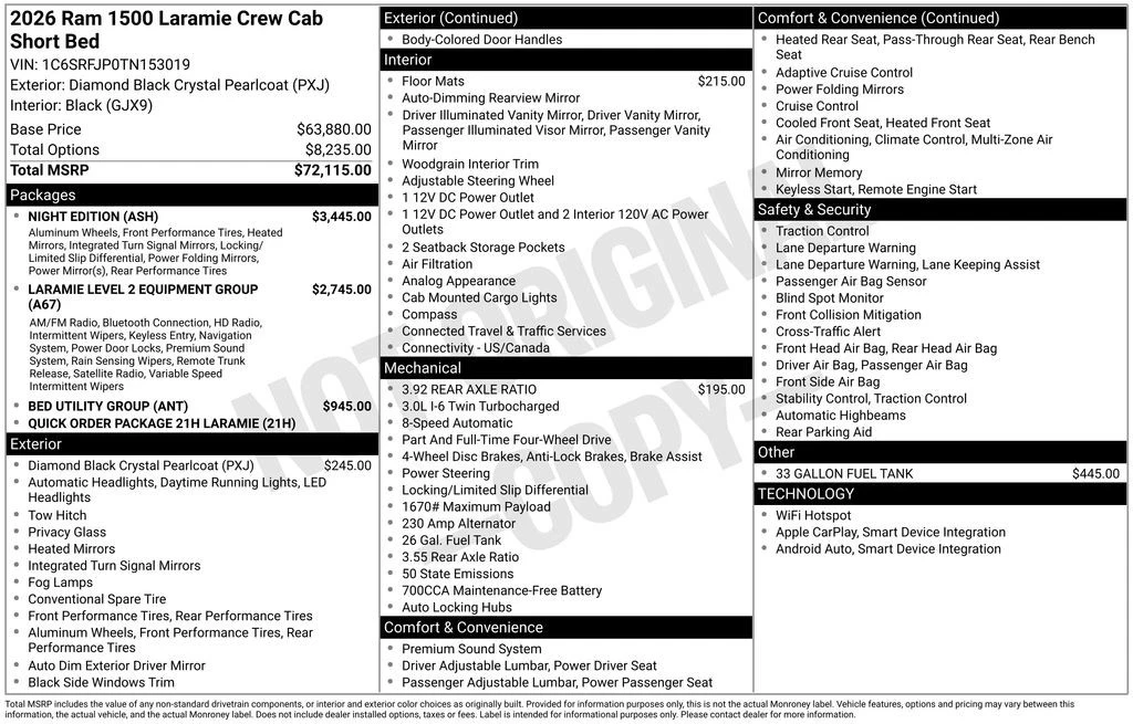 2026 Ram 1500 2nd Gen - Image 3 of 21