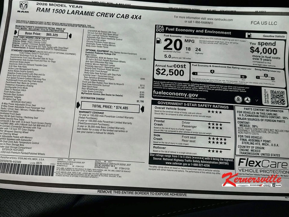 2026 Ram 1500 2nd Gen - Image 21 of 22