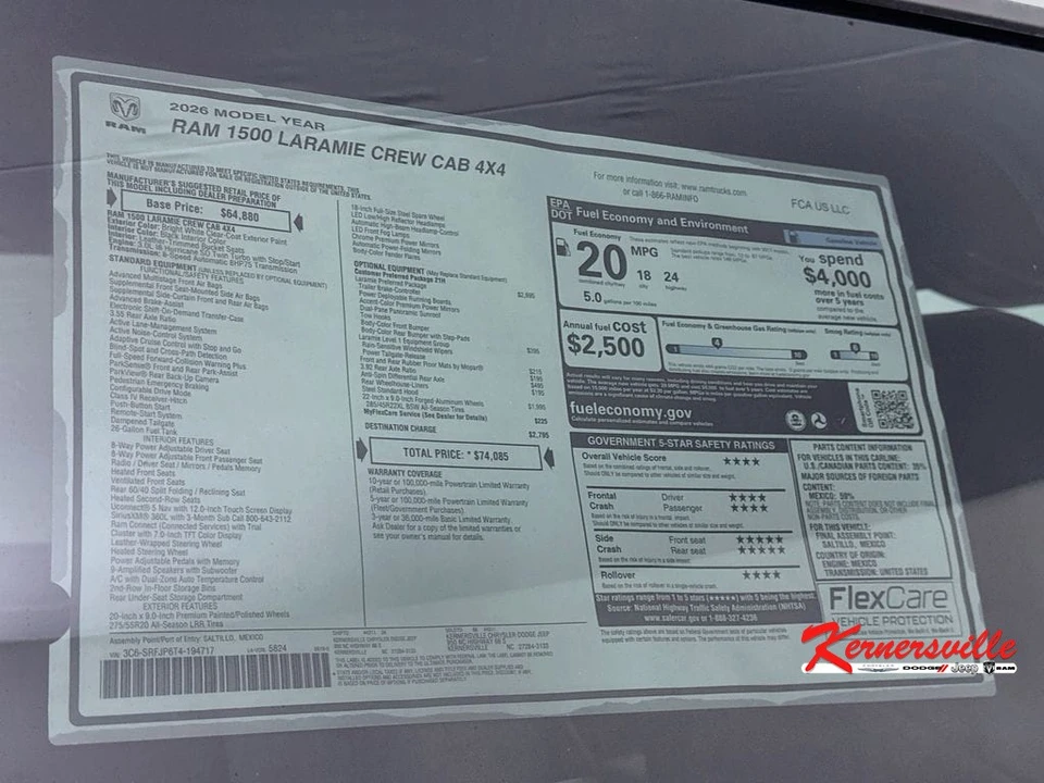 2026 Ram 1500 2nd Gen - Image 22 of 23