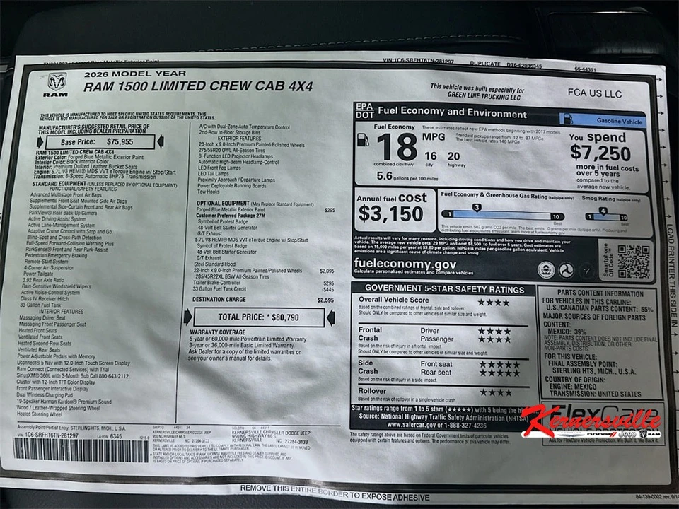 2026 Ram 1500 2nd Gen - Image 21 of 21