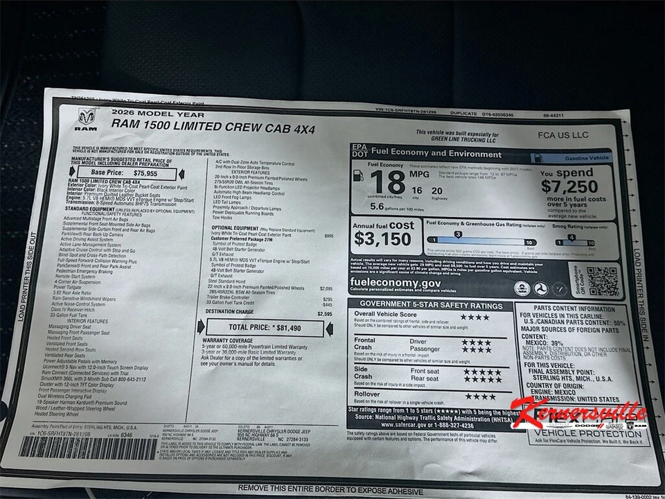 2026 Ram 1500 2nd Gen - Image 21 of 21