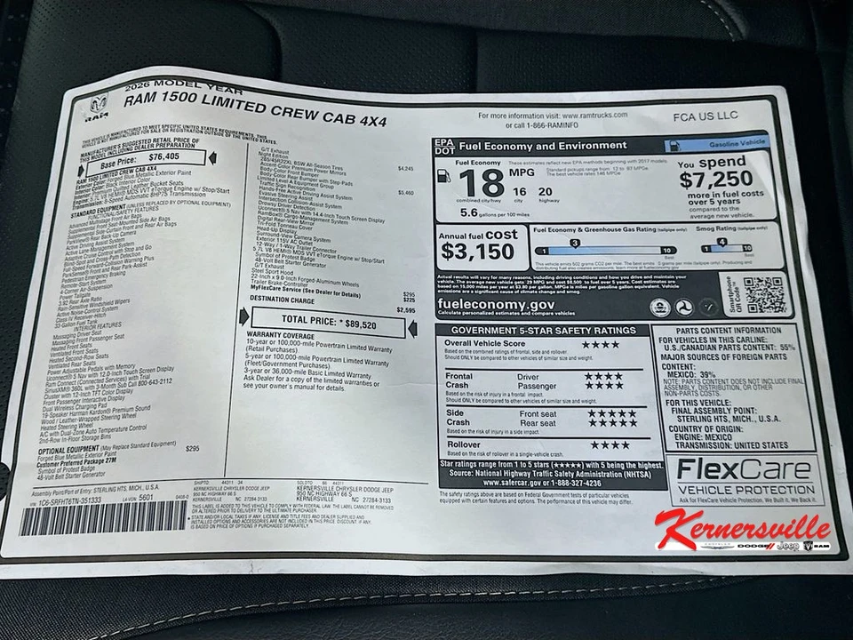 2026 Ram 1500 2nd Gen - Image 20 of 24