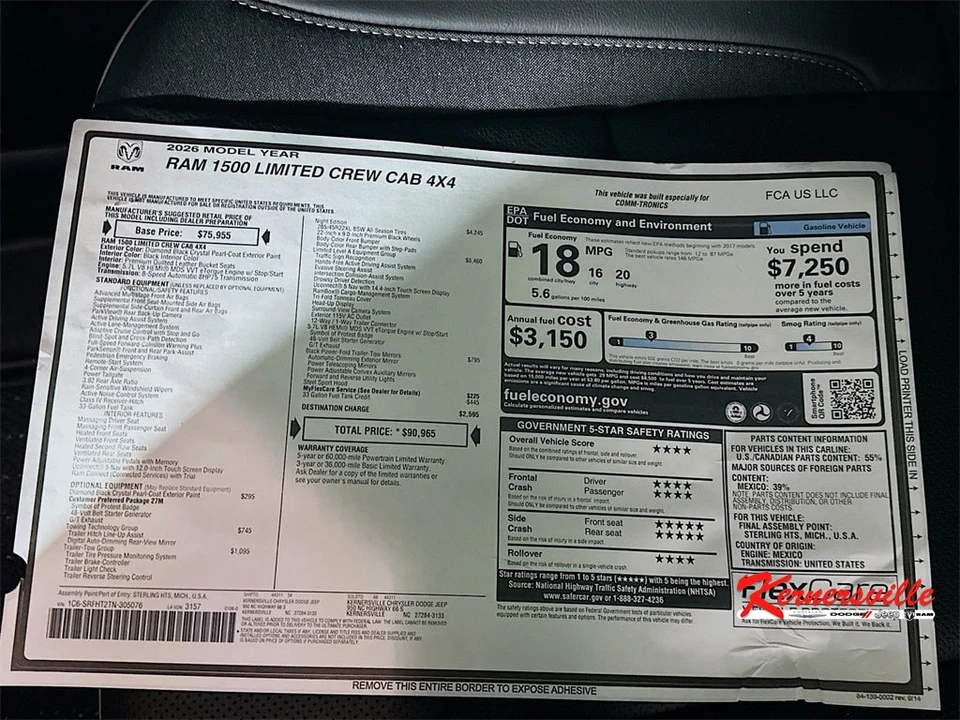 2026 Ram 1500 2nd Gen - Image 21 of 21