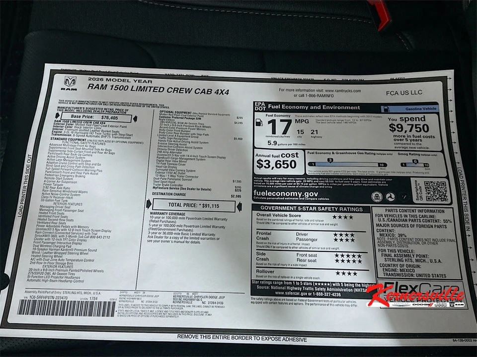 2026 Ram 1500 2nd Gen - Image 21 of 21