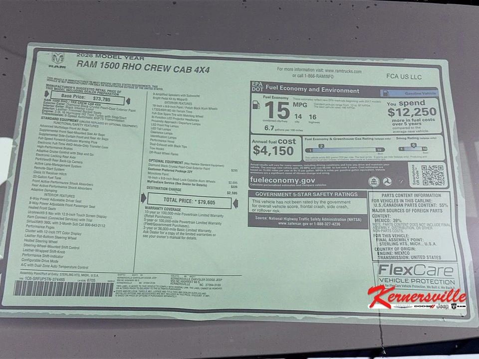2026 Ram 1500 2nd Gen - Image 20 of 22
