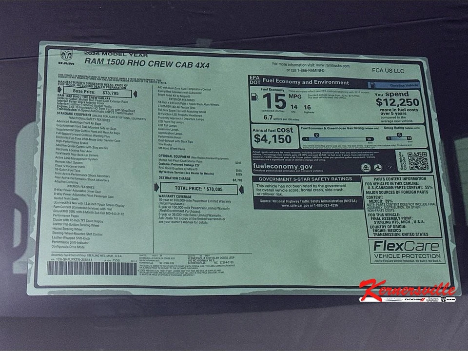 2026 Ram 1500 2nd Gen - Image 20 of 21