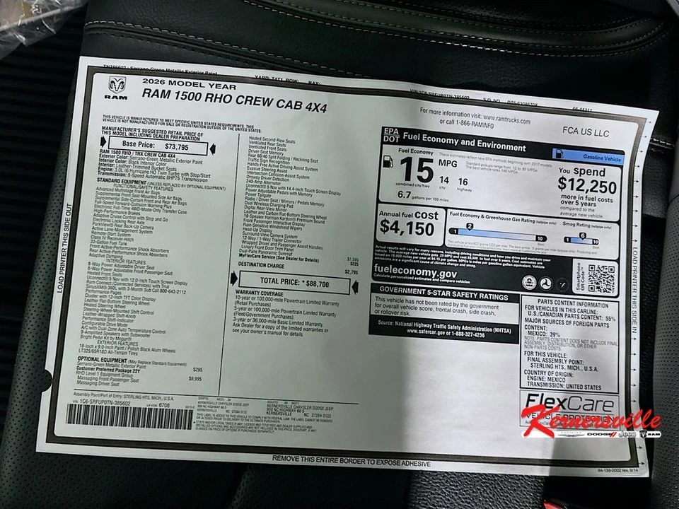 2026 Ram 1500 2nd Gen - Image 21 of 23