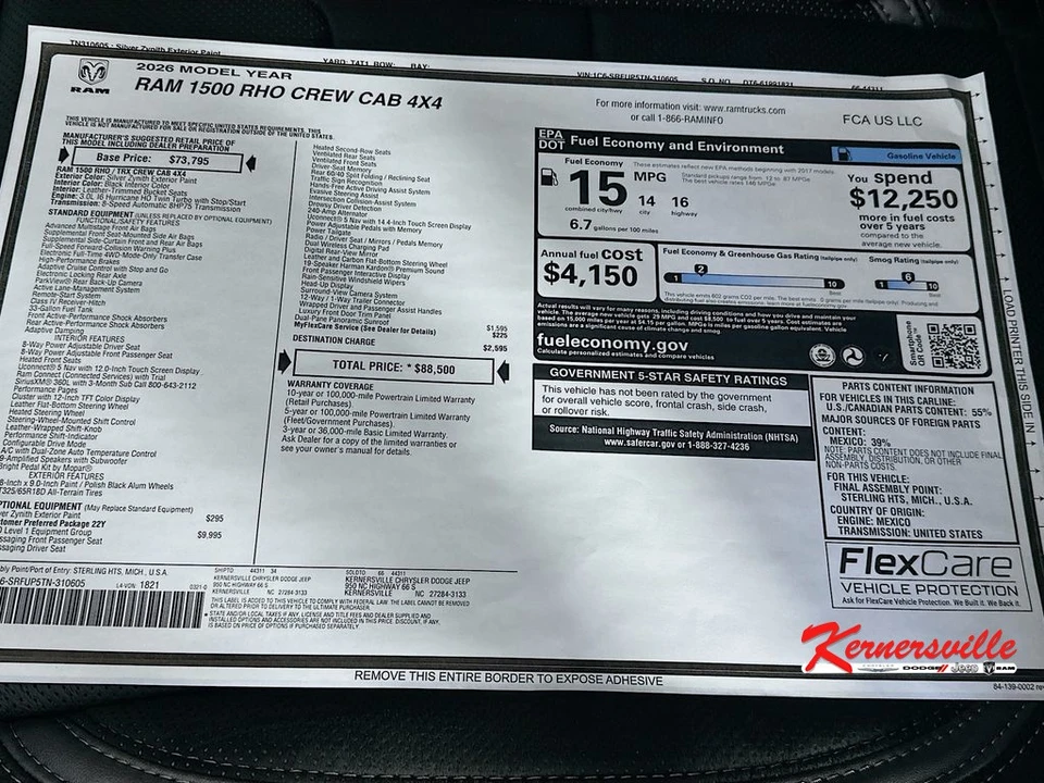 2026 Ram 1500 2nd Gen - Image 21 of 24