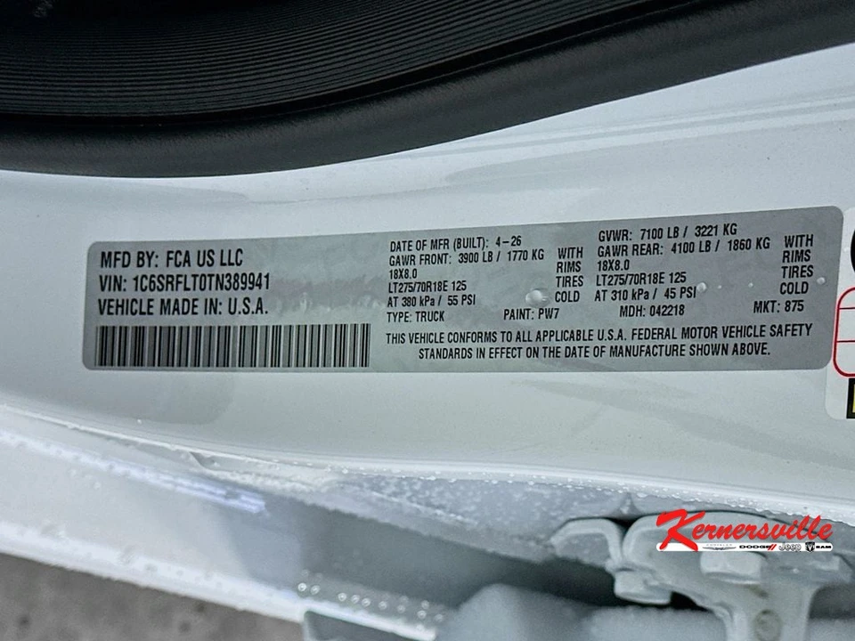 2026 Ram 1500 2nd Gen - Image 18 of 21
