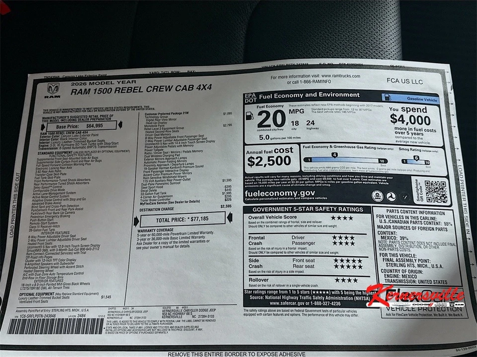 2026 Ram 1500 2nd Gen - Image 19 of 21