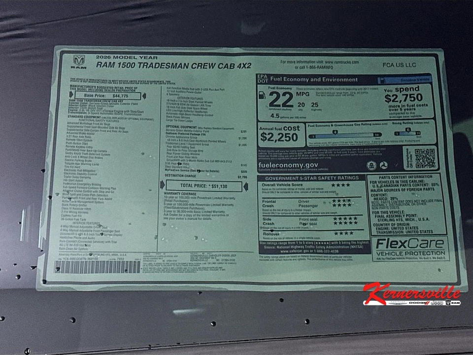 2026 Ram 1500 2nd Gen - Image 20 of 22