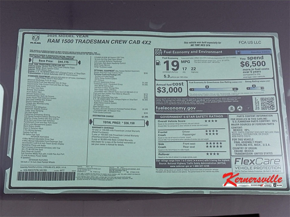 2026 Ram 1500 2nd Gen - Image 21 of 21