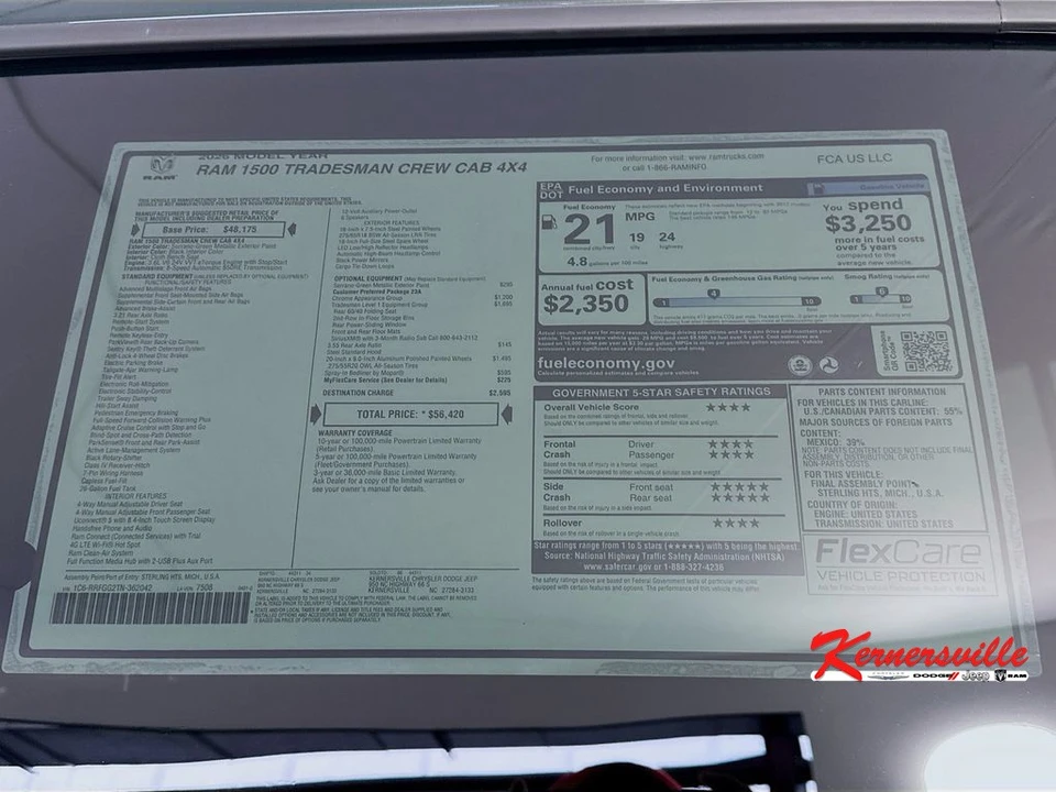 2026 Ram 1500 2nd Gen - Image 20 of 21