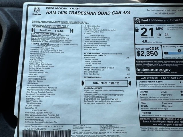 2026 Ram 1500 2nd Gen - Image 26 of 28