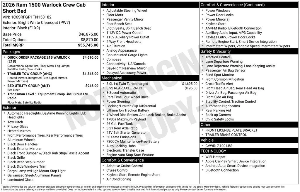2026 Ram 1500 2nd Gen - Image 6 of 12