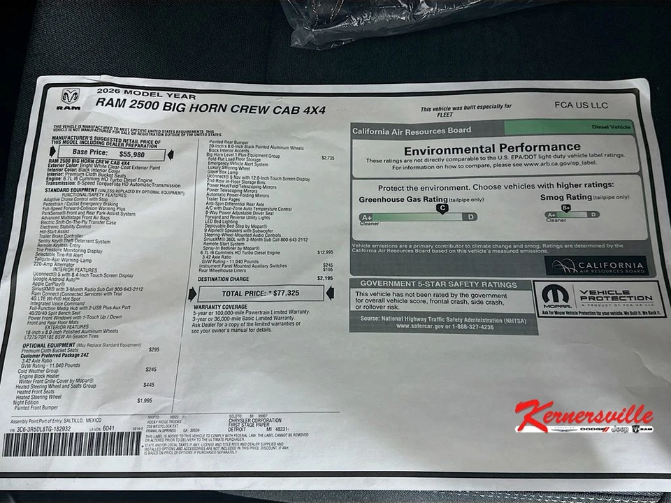 2026 Ram 2500 - Image 21 of 21