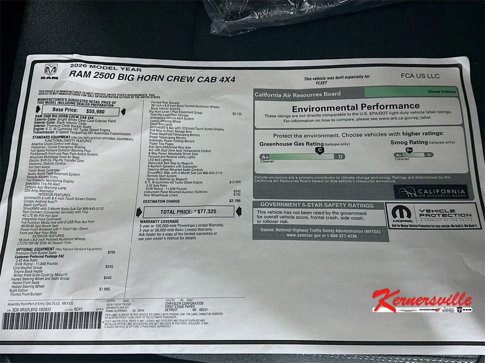 2026 Ram 2500 - Image 21 of 21