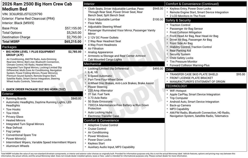 2026 Ram 2500 - Image 4 of 31