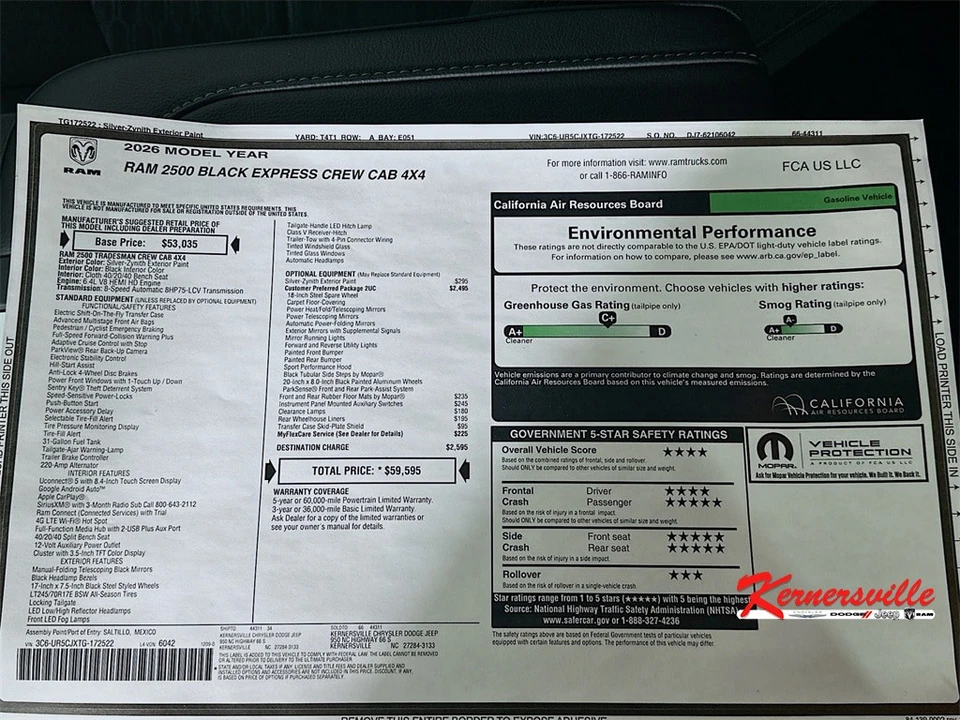 2026 Ram 2500 - Image 20 of 21