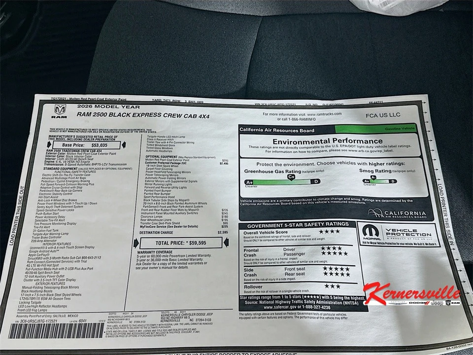 2026 Ram 2500 - Image 21 of 21