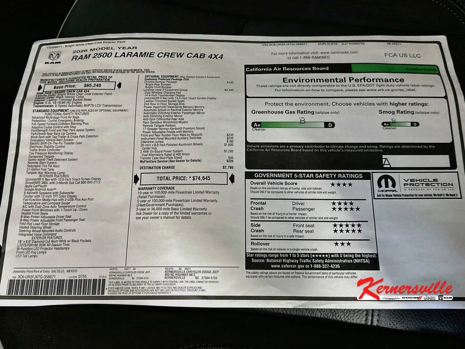 2026 Ram 2500 - Image 20 of 21