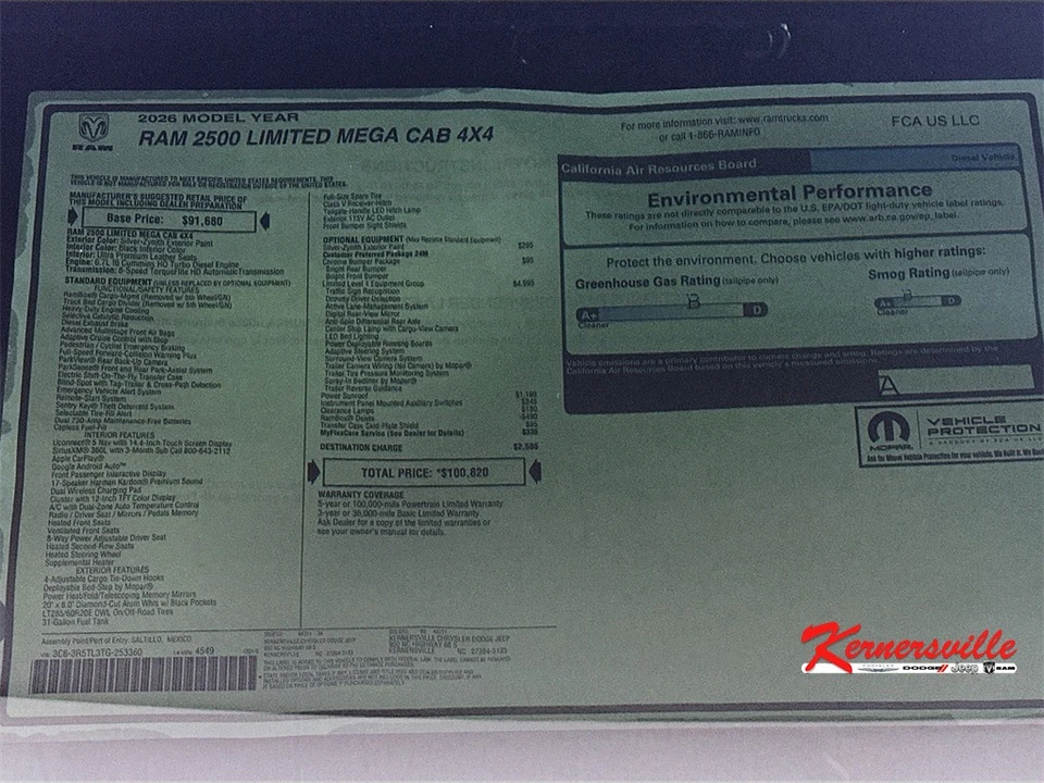2026 Ram 2500 - Image 21 of 21