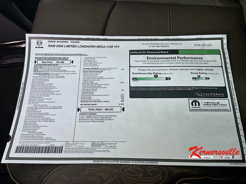 2026 Ram 2500 - Image 21 of 21