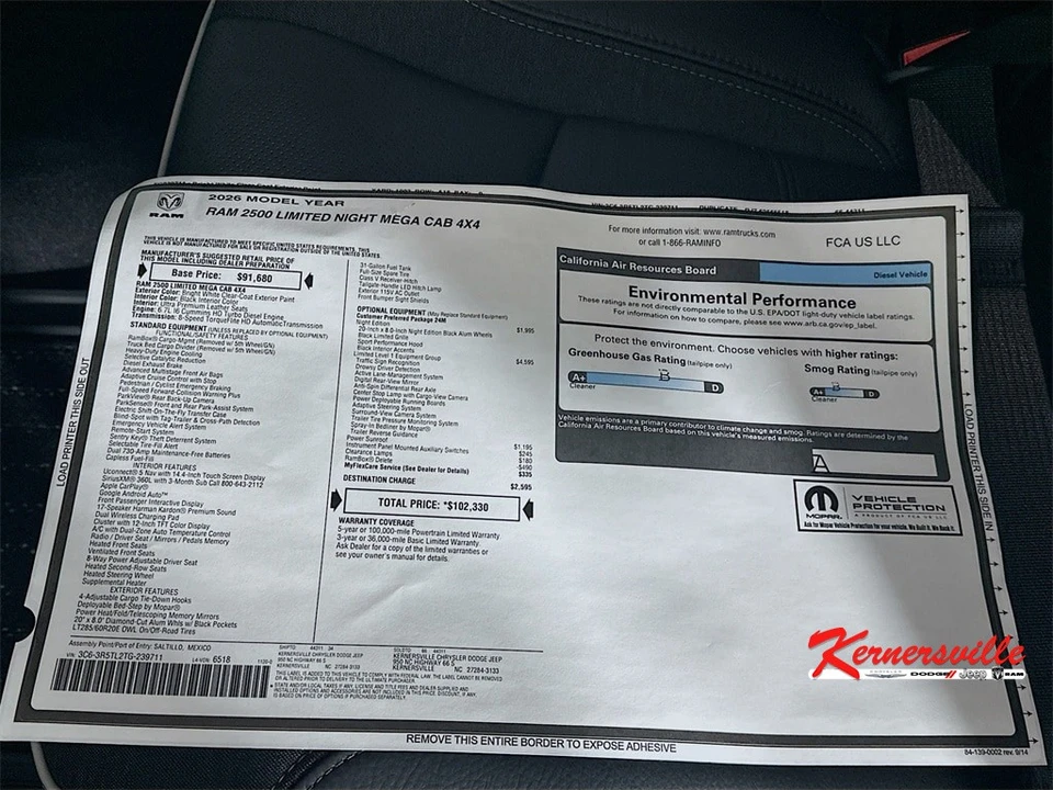 2026 Ram 2500 - Image 21 of 21