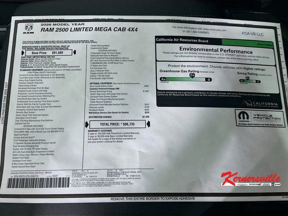 2026 Ram 2500 - Image 21 of 21