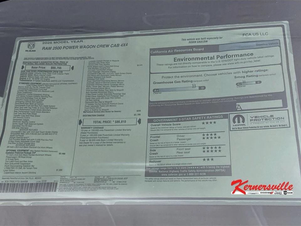2026 Ram 2500 - Image 20 of 21