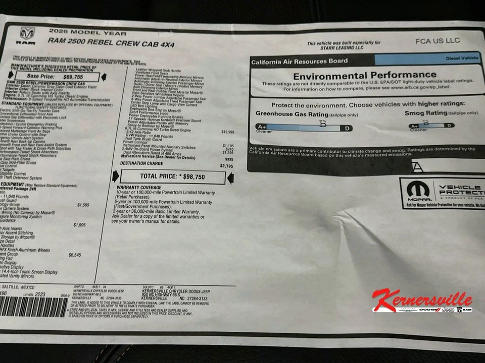 2026 Ram 2500 - Image 21 of 23