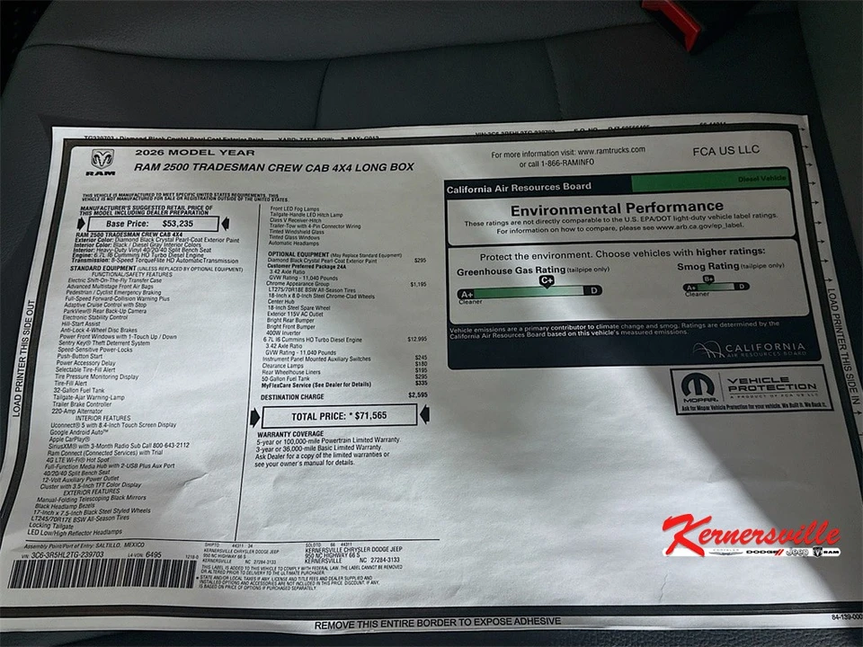 2026 Ram 2500 - Image 21 of 21