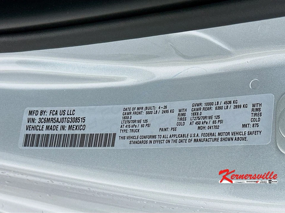 2026 Ram 2500 - Image 18 of 20