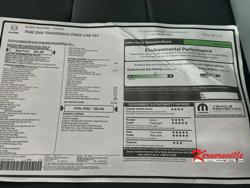 2026 Ram 2500 - Image 20 of 21