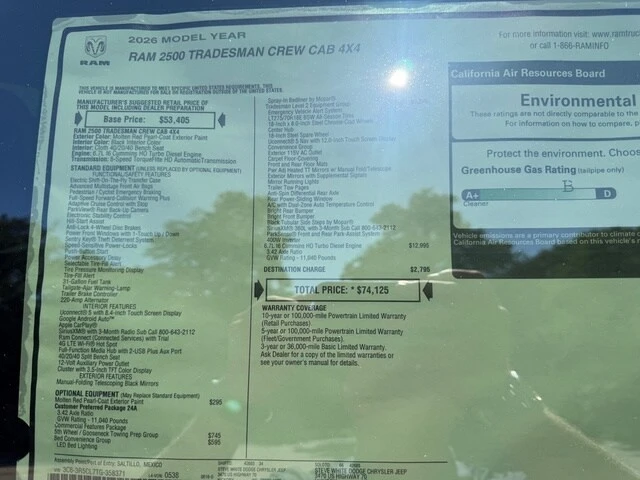 2026 Ram 2500 - Image 27 of 29