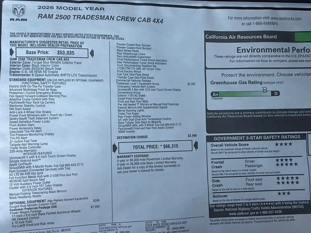 2026 Ram 2500 - Image 24 of 26