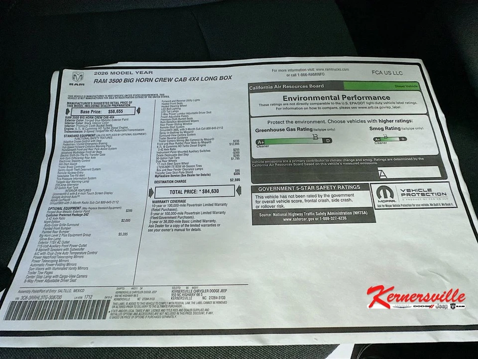 2026 Ram 3500 - Image 20 of 21