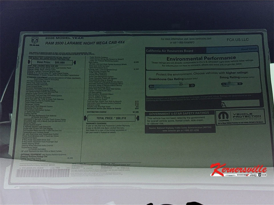 2026 Ram 3500 - Image 21 of 21