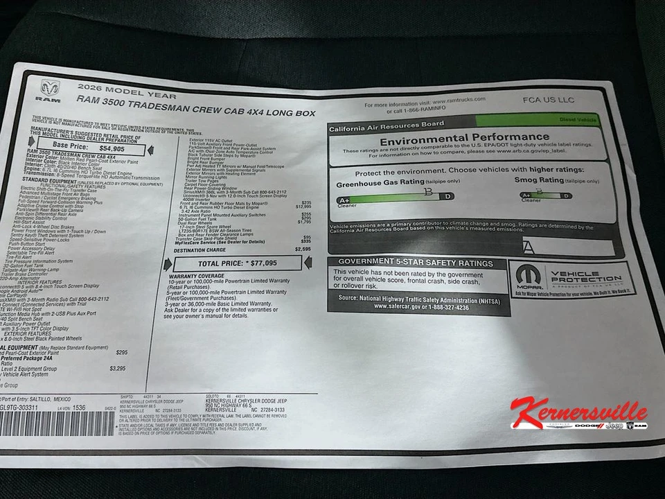 2026 Ram 3500 - Image 20 of 21