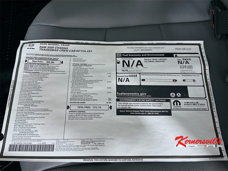 2026 Ram 3500 - Image 21 of 21