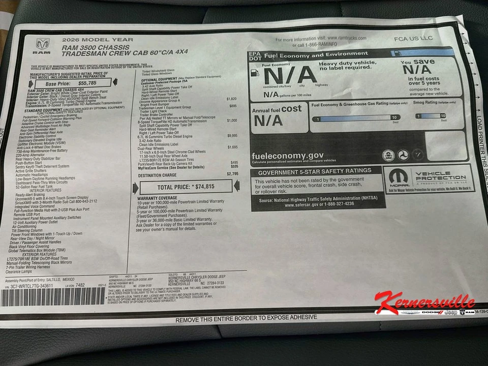 2026 Ram 3500 - Image 19 of 20
