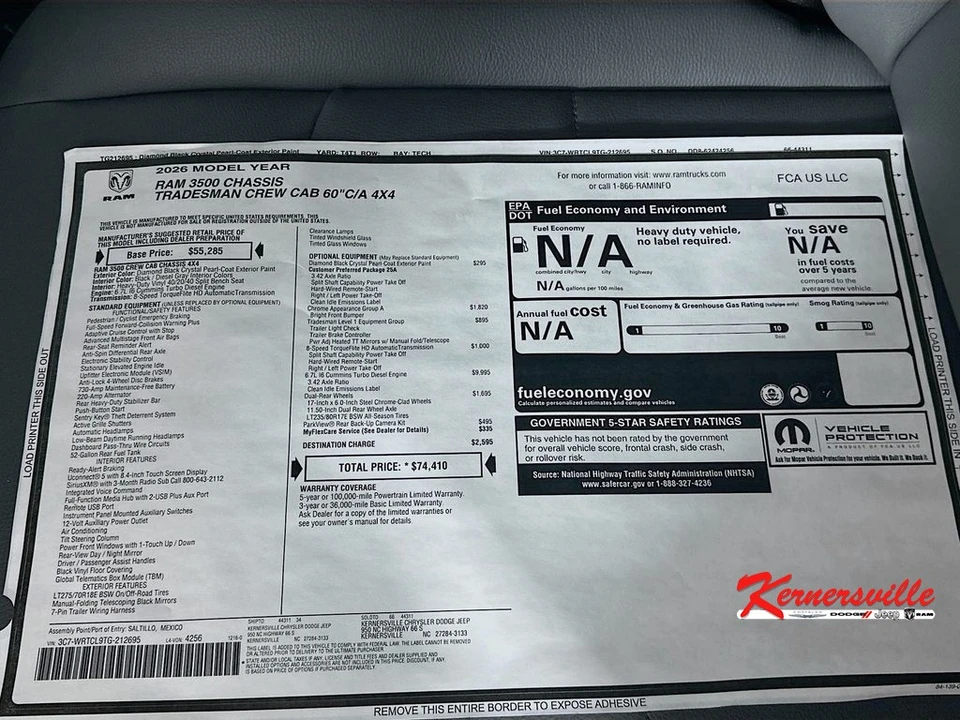 2026 Ram 3500 - Image 21 of 21