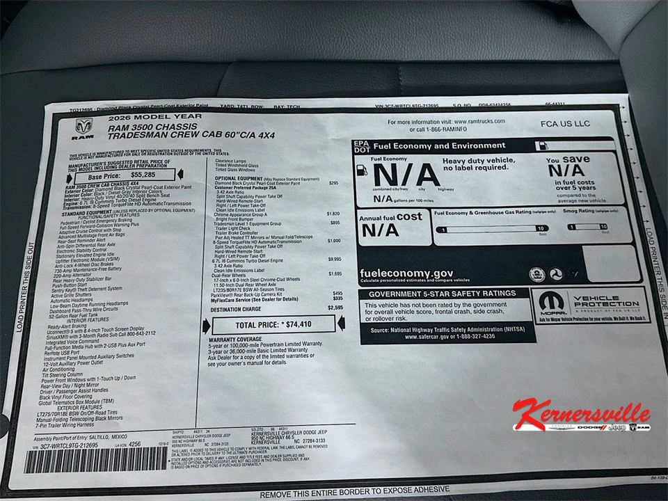 2026 Ram 3500 - Image 21 of 21