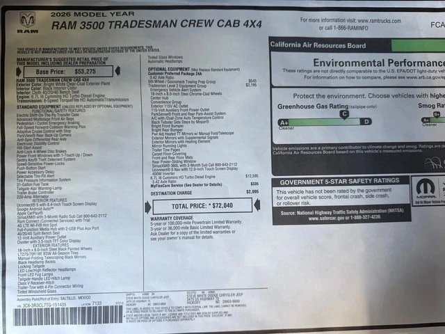 2026 Ram 3500 - Image 28 of 30