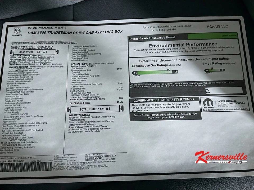 2026 Ram 3500 - Image 21 of 22