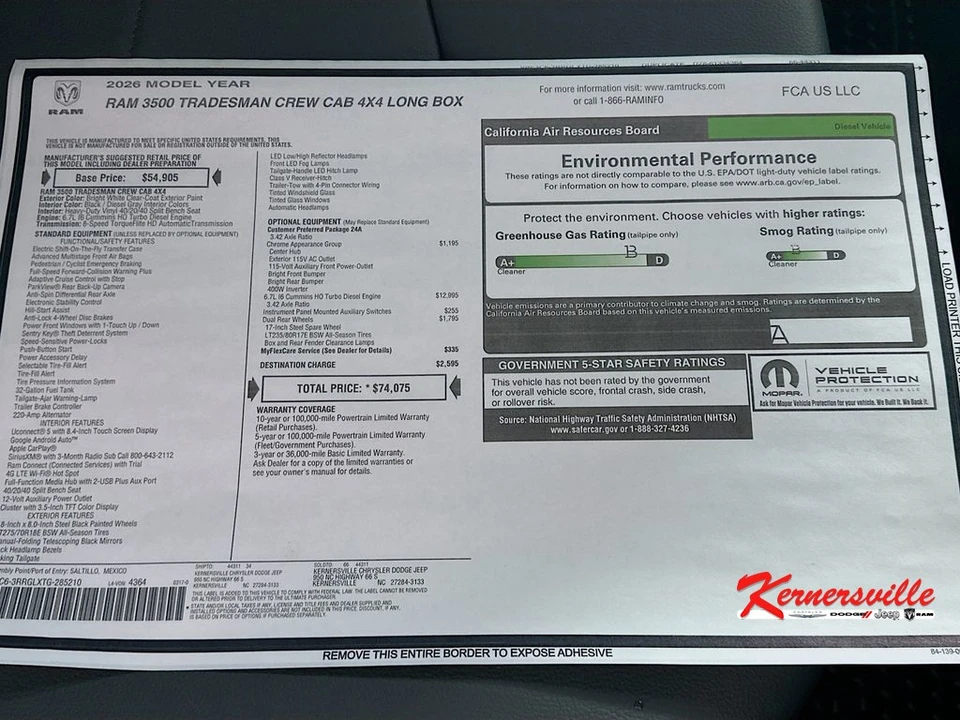 2026 Ram 3500 - Image 20 of 21