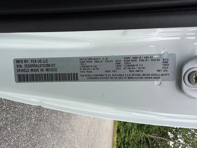 2026 Ram 3500 - Image 28 of 28
