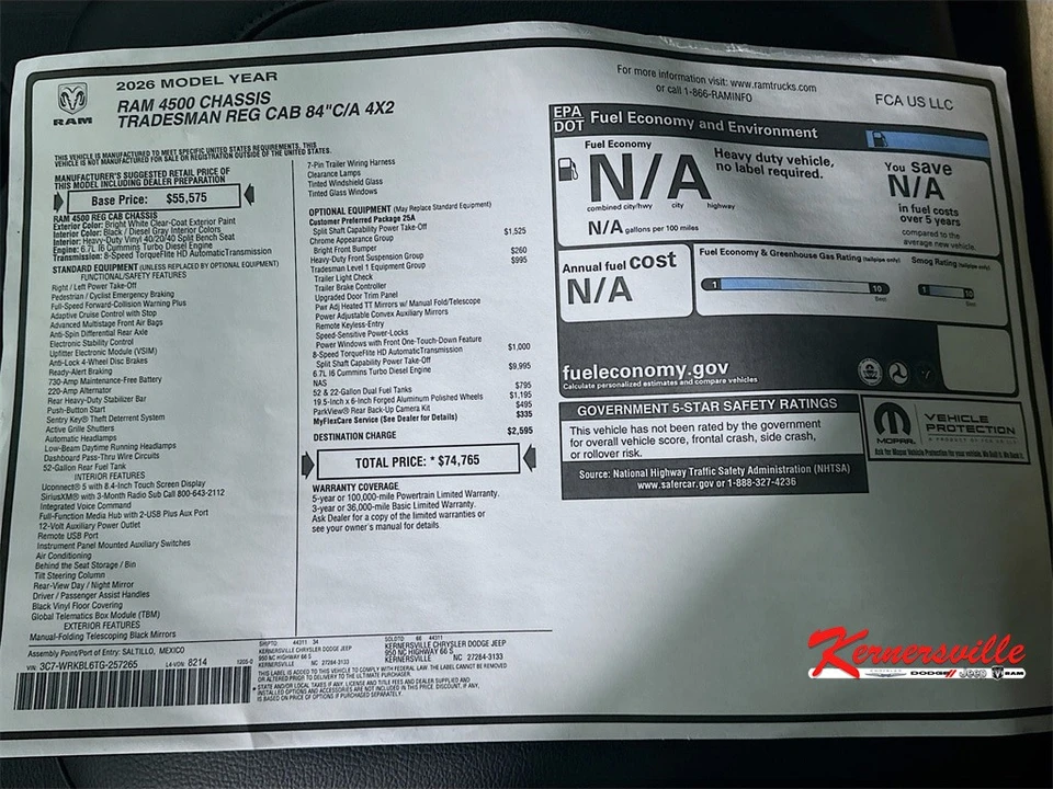 2026 Ram 4500 & 5500 - Image 21 of 21