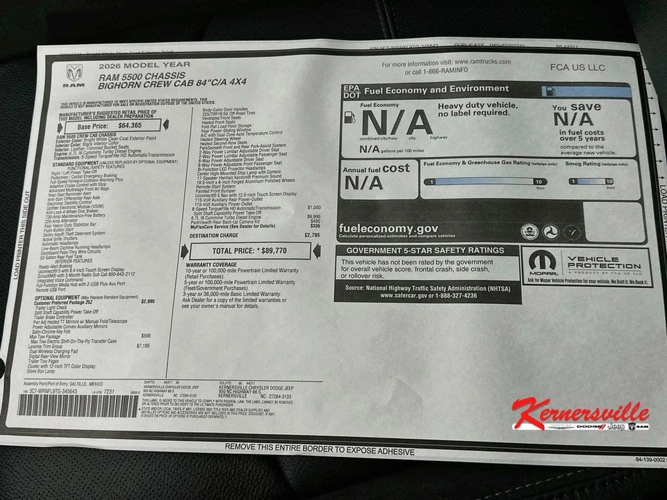 2026 Ram 4500 & 5500 - Image 20 of 21