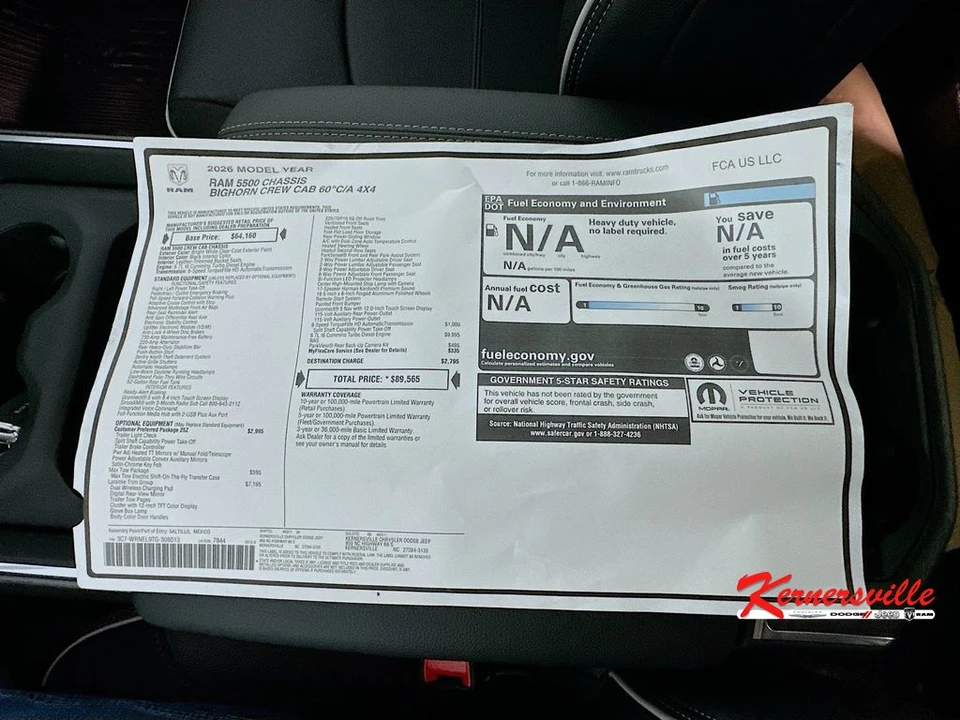 2026 Ram 4500 & 5500 - Image 20 of 21